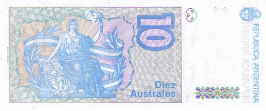 Argentinien p325b A 10 Australes 1985